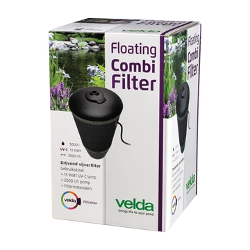 Velda Floating Combi filter 2500 l/h pumpa, 13 W UVC