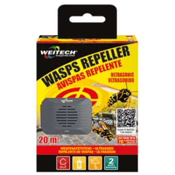 Weitech ultrahangos darázsriasztó készülék, 6db/krt