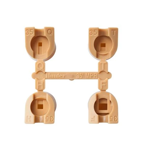 HU Rotoros fúvóka készlet PGP Ultra MPR-35 90°,120°, 180°, 360° 1,7-4,5bar 9,8-10,7m BÉZS