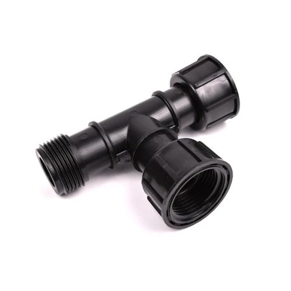 Hollanderes T idom 1" KBB PXT fekete, 10 db/cs, 100 db/doboz