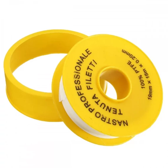 Teflonszalag Sárga 19 mm x 15 m x 0,2 mm BIG
