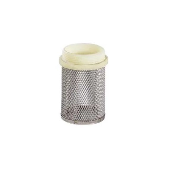 Réz visszacsapóhoz szűrőkosár, INOX 2"