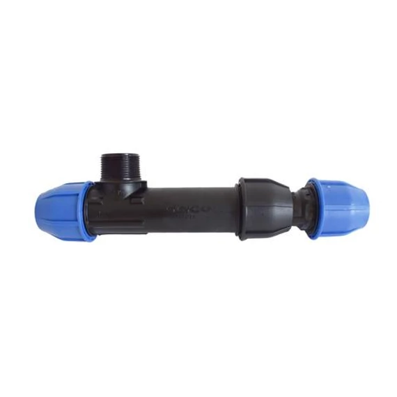 KPE Teleszkópos T-idom PE 32 x 11/4"Mx32mm_PN12.5, 2/40 db-dob