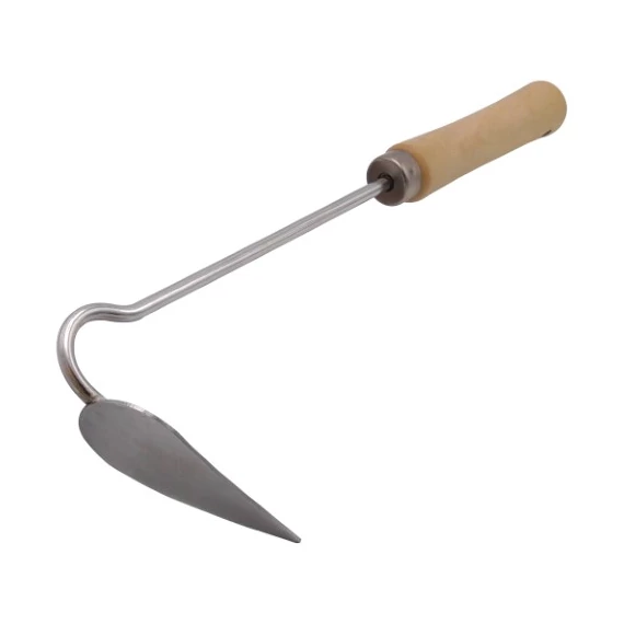 Kis kapa (3,5 cm) nyéllel (H12,5 cm) rozsdamentes acél, FSC fa nyéllel 30x11,5cm