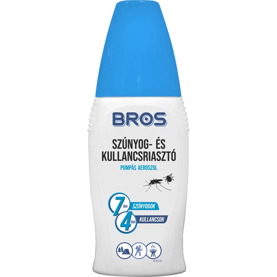 Bros Szúnyog-és kullancsriasztó pumpás aeroszol, 50 ml  12 db/karton