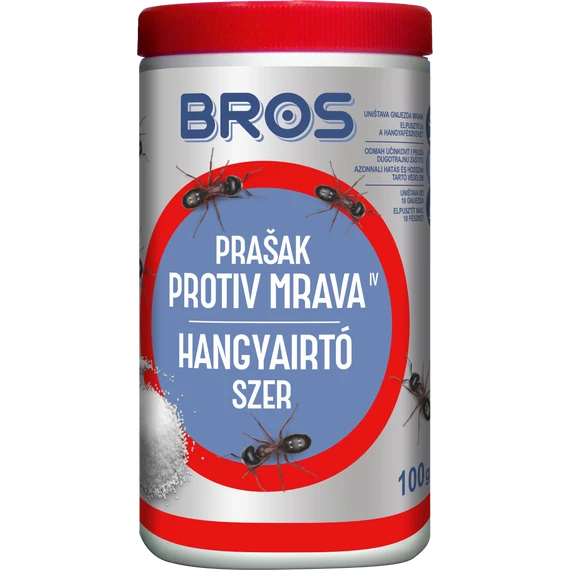 Bros Hangyairtó  porozószer 100 g 18 db/karton