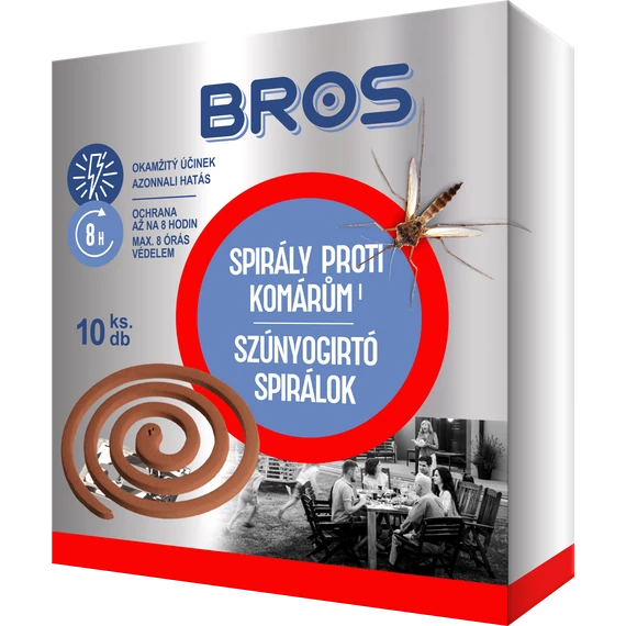 Bros Szúnyogirtó spirál 18 db/karton