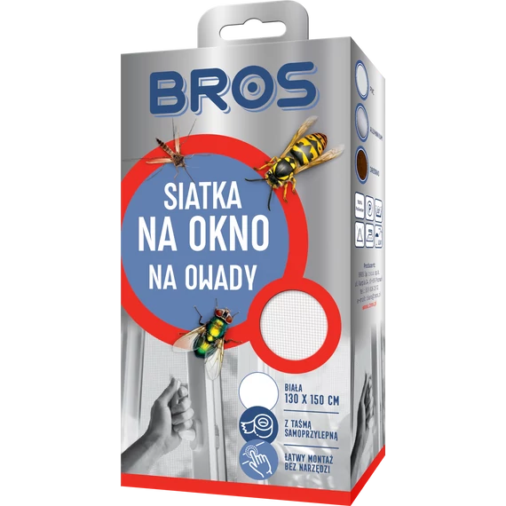 Bros Szúnyogháló ablakra 130x150 10 db/karton