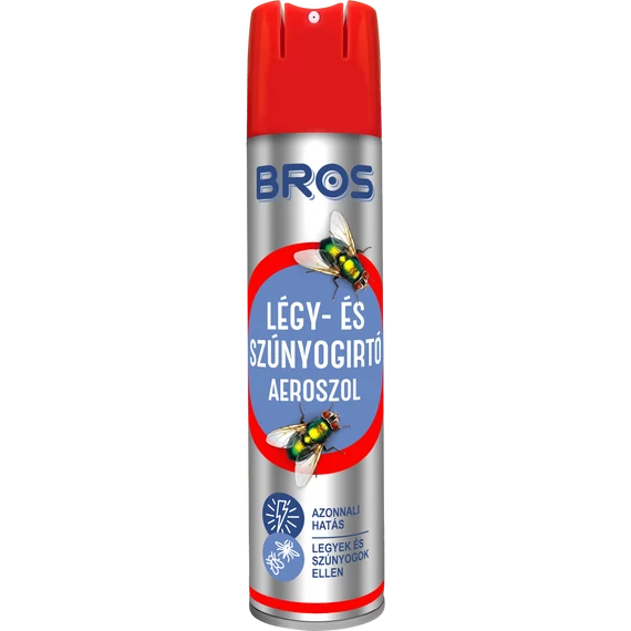 Bros Légy és szúnyogirtó aeroszol 250 ml 12 db/karton