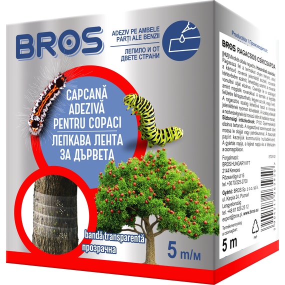 Bros Rovarfogó szalag fákra 5 m 20 db/karton