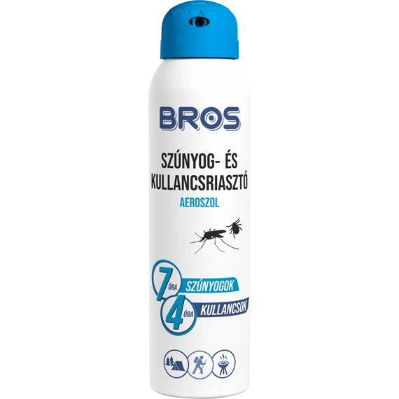 Bros Szúnyog- és kullancsriasztó aeroszol 90 ml 12 db/karton