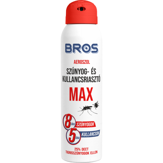 BROS Szúnyog- és kullancsriasztó aerosol Max 90ml 12 db/karton