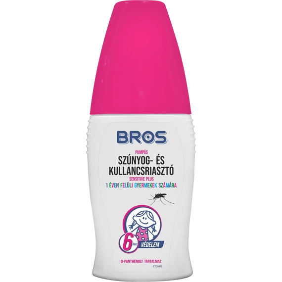 BROS Sensitive szúnyogriasztó pumpás aerosol 50ml 12 db/karton
