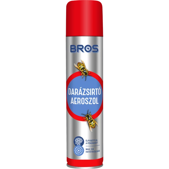 Bros darázsirtó aeroszol 600ml (12db/krt)