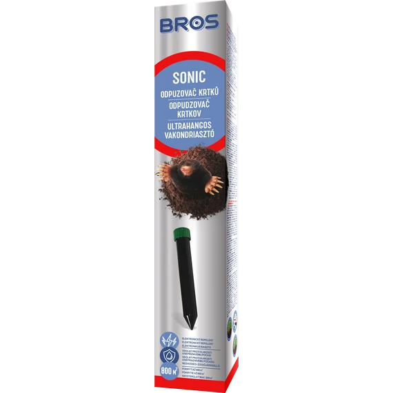 Bros Sonic Ultrahangos  üregi rágcsáló riasztó 600m2  6 db/karton