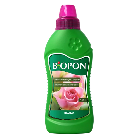 Biopon rózsa tápoldat 0,5l 6 db/karton