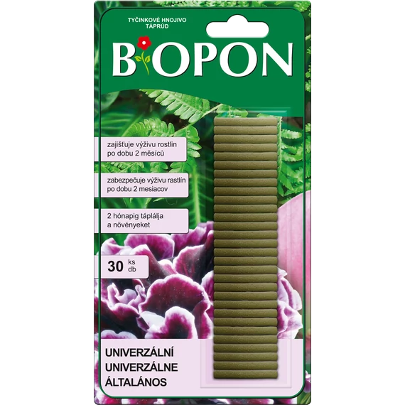 Biopon táprúd univerzális 30db/csomag