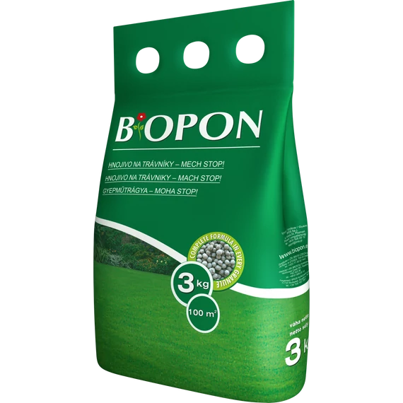 Biopon mohás gyeptáp 3 kg