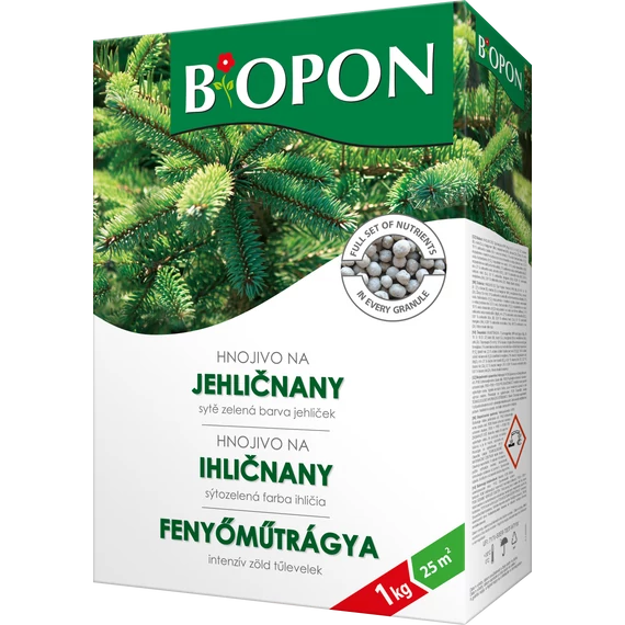 Biopon tűlevelű, fenyő növénytáp 1 kg, 12 db /karton