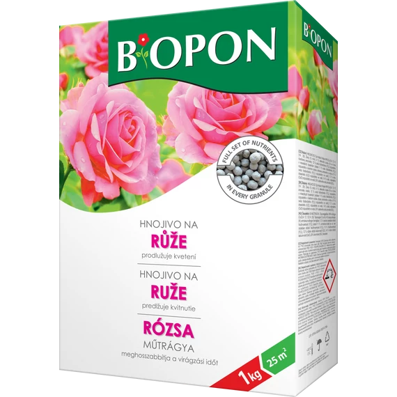 Biopon rózsa növénytáp 1 kg 12 db/karton