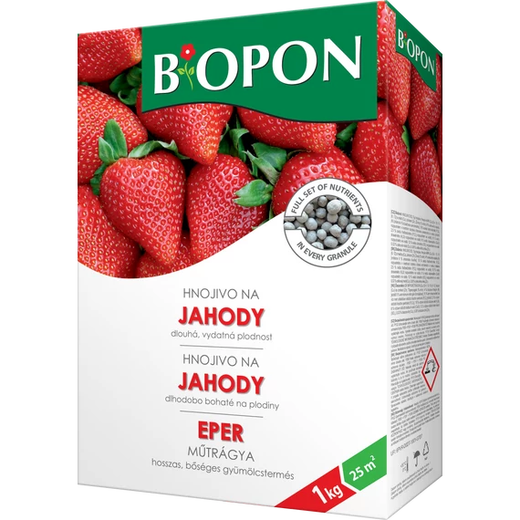 Biopon eper növénytáp 1 kg, 12 db/karton