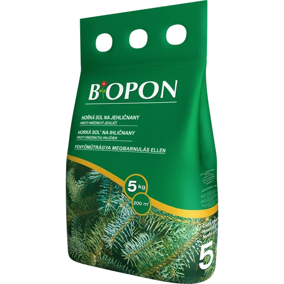 Biopon tűlevelű, fenyő barnulása elleni növénytáp 5 kg