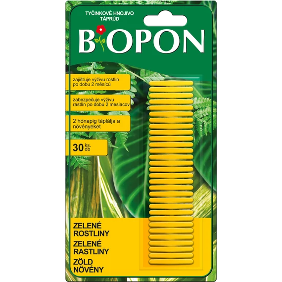 Biopon táprúd zöld növényekhez 30db/csomag 