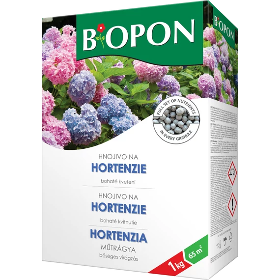 Biopon hortenzia növénytáp 1 kg 12 db/karton