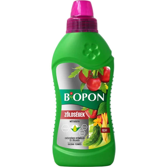 Biopon zöldségfélék tápoldat 0,5l 6 db/karton