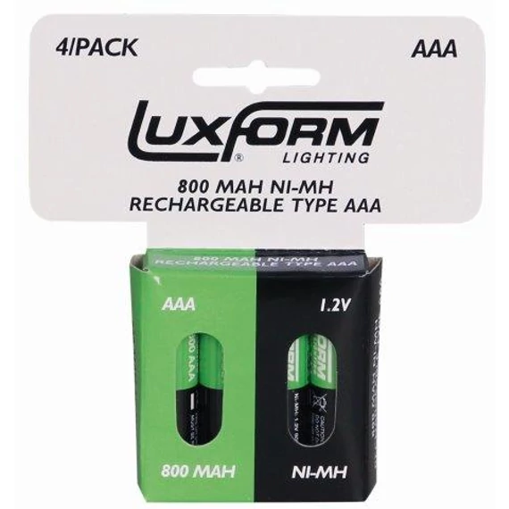 Luxform Tölthető elem 4x 800 Mah NimH AAA 