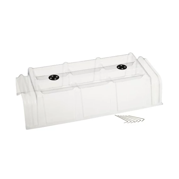 PVC kerti alagút rögzítővel, szellőzővel 22x86x40cm /10db/karton