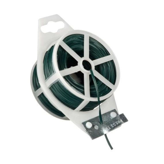 Kötöződrót vágószerkezettel 100 m, zöld, 10db/karton