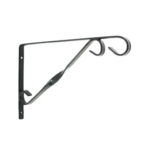 Fali virágtartó kar zöld  30 cm /10db/karton