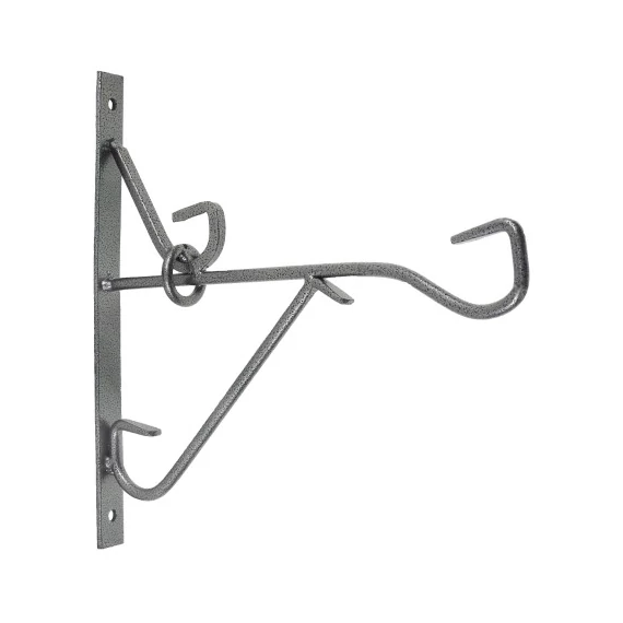 Fali virágtartó kar öntöttvas 25 cm /10db/karton
