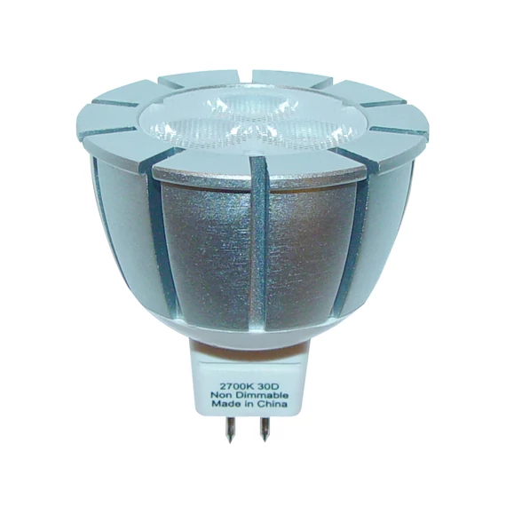 Fényforrás MR16 Power LED, meleg fehér, 12V 6W GU5.3