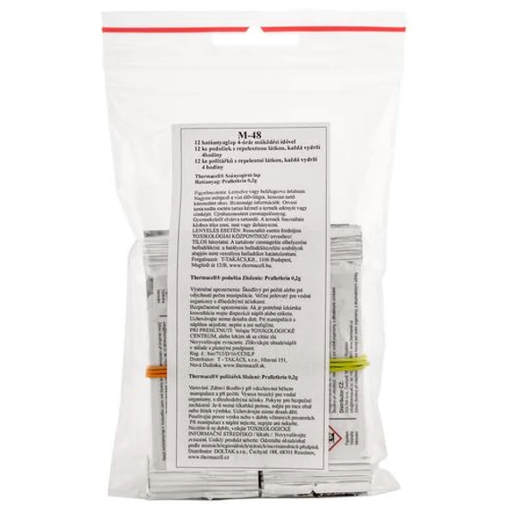 Thermacell M-48  - 48 órás utántöltő - csak lapka (gázpalack nélkül) 12 db/karton