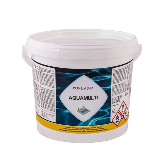 Aquamulti (200 gr) 3 kg /klórozószer,algaölő és pelyhesítő tabletta/