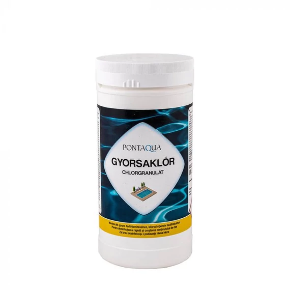 Gyorsaklór (granulátum) 1 kg  /por alakban,gyors fertőtlenítéshez/ 8db/karton