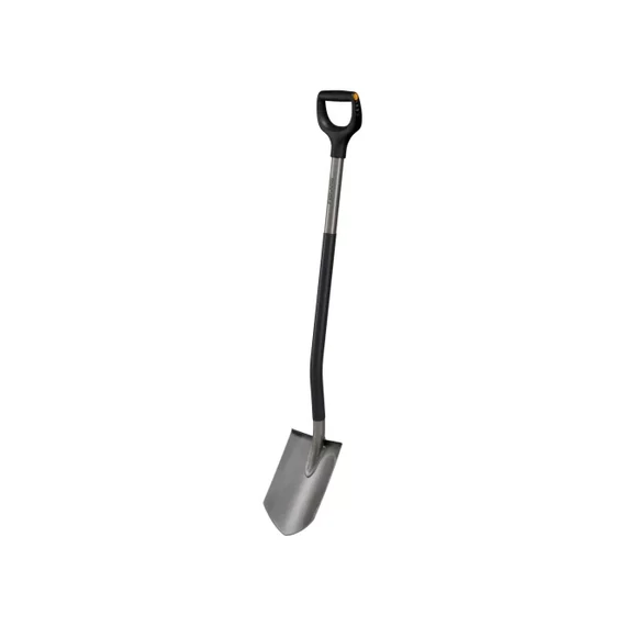 FISKARS  ergonómikus hegyes ásó szürke