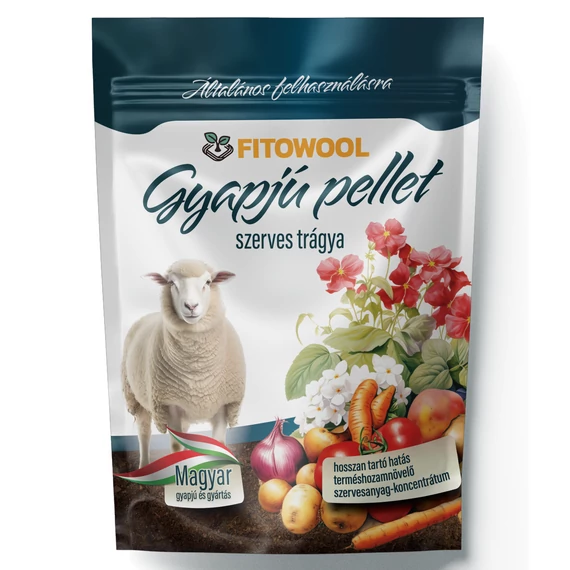Fitowool gyapjú pellet általános felhasználásra 750g (12db/krt)