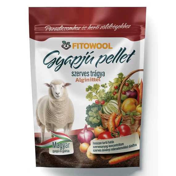 Fitowool gyapjú pellet paradicsomhoz és kerti zöldséghez 750g (12db/krt)
