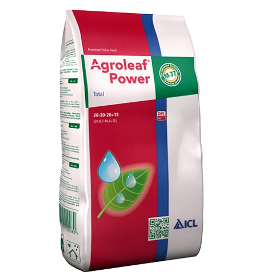 Agroleaf Power Total lombtrágya 20-20-20+TE 2kg 6 zsák/krt. 72 krt./pal.