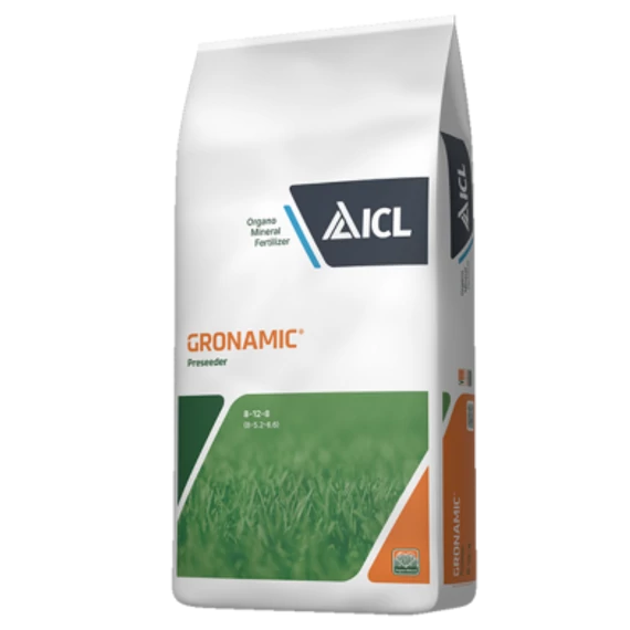 Gronamic Preseeder 8-12-8+6CaO+2,5MgO 25kg /40db raklap
