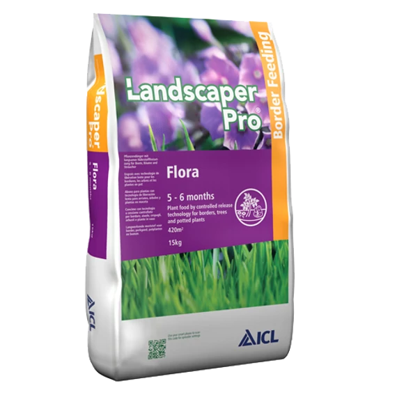 LandscaperPro Flora 15+09+12+3MgO/5-6M/15kg/420m2/66db-raklap