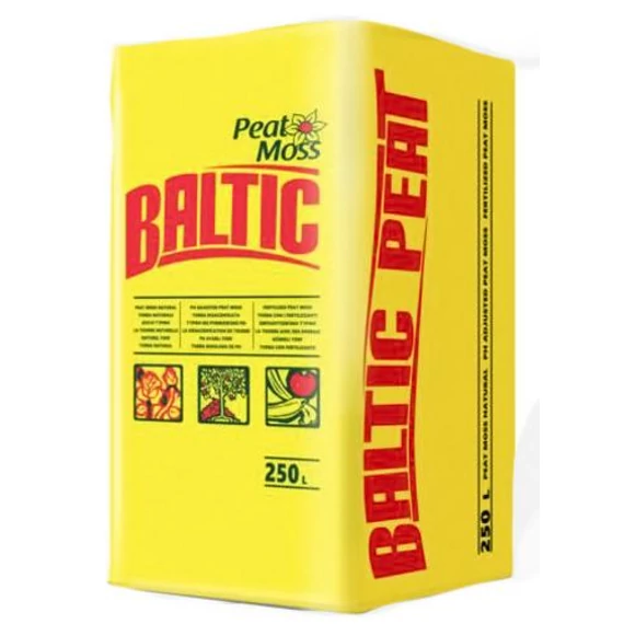 Tőzeg semleges pH 5,5-6,5, 250l 15db-raklap