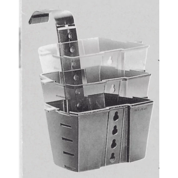 Flexi kosár kampókkal 30x15x20cm