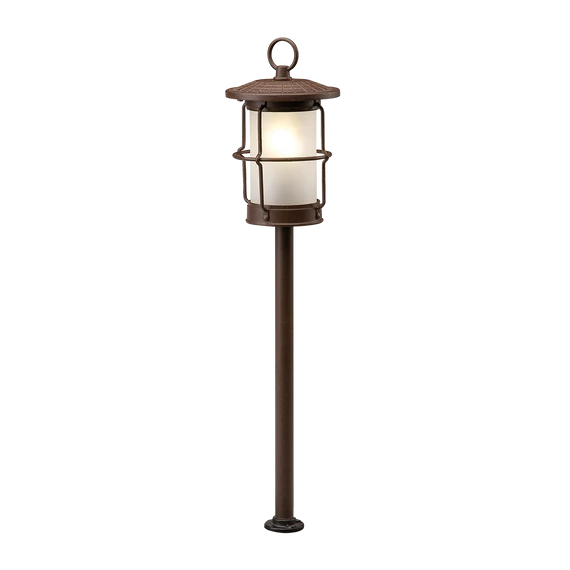 Garden Lights Locos kültéri állo lámpa földbe rögzíthető kandelláber aluminium rusztikus barna LED 1W 