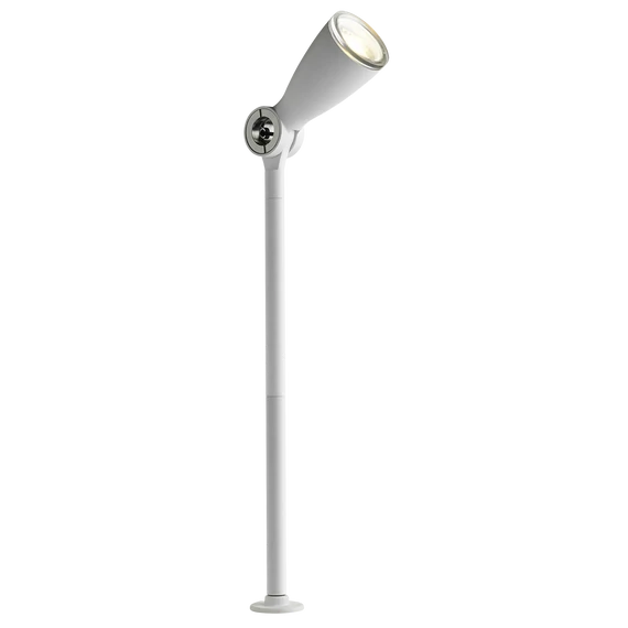 Garden Lights Flo, spotlámpa, aluminium-fehér IP 44 LED 3W meleg fehér