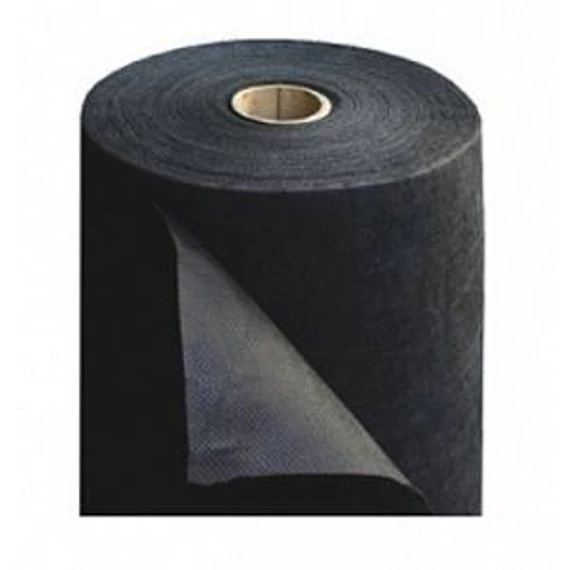 Talajtakaró geotextília fekete 1,60m x 100m 50g/m2 UV stab.= 21820 /25 db/raklap