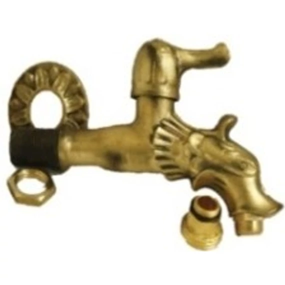 Kerti csap, oroszlános, karos, 1/2 " matt